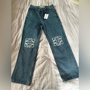 Loewe High Rise Straight Leg Jean.